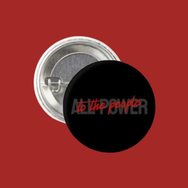 All Power to People (all ström till personknappen) Knapp (Skapare uppladdad)