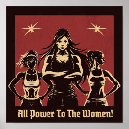 All Power To The Women Poster