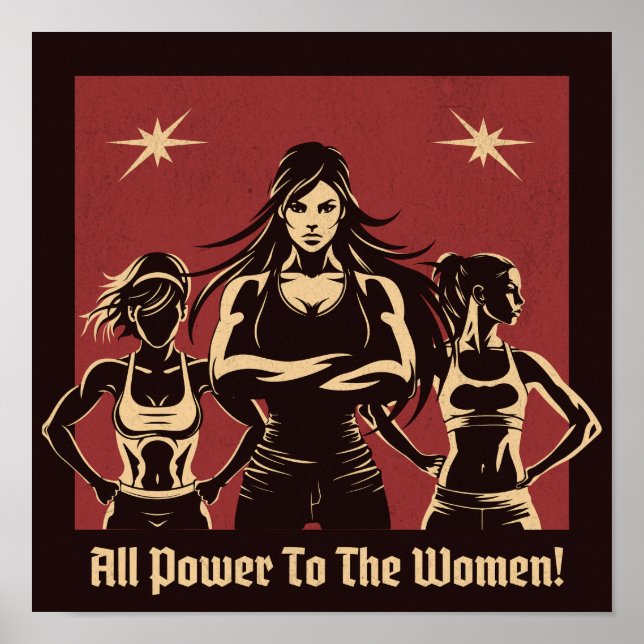 All Power To The Women Poster (Framsidan)