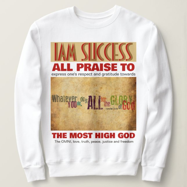 ALL PRAISE T SHIRT (Design framsida)
