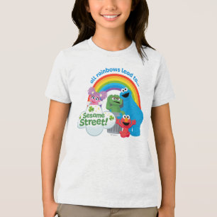 All Rainbows Lead till Sesame Street T Shirt