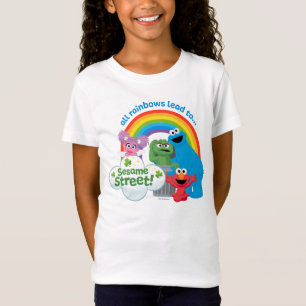 All Rainbows Lead till Sesame Street T Shirt