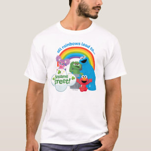 All Rainbows Lead till Sesame Street T Shirt
