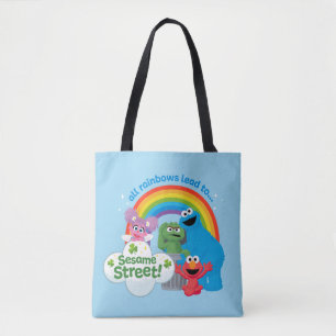 All Rainbows Lead till Sesame Street Tygkasse