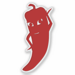 All Red Hett Pepper Diva Klistermärken