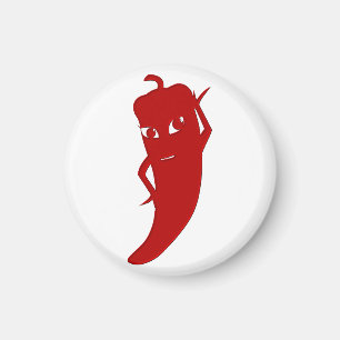 All Red Hett Pepper Diva Magnet