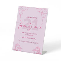 All Rosa Birthday Pedestal