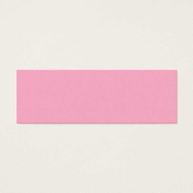 All Rosa utom Färg Rosa Litet Visitkort (Framsidan)