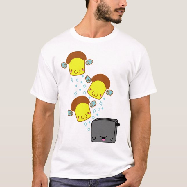 All rostat bröd går till himmel t-shirt (Framsida)