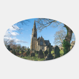 All Saints Church, Salterhebble Ovalt Klistermärke