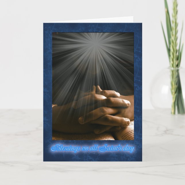 All saints dag kort (Framsida)