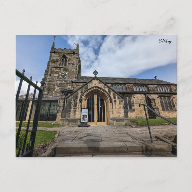 All Saints Parish Church Ilkley Vykort (Framsida)