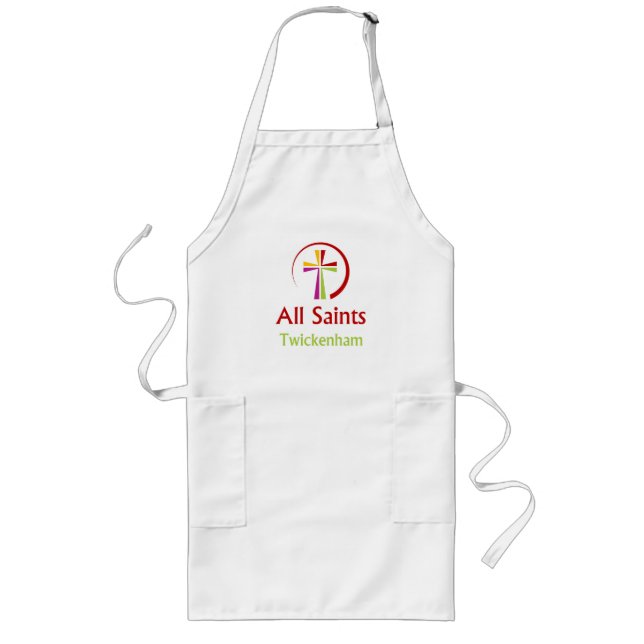All Saints Twickenham Anpassningsbar Apron Långt Förkläde (Framsidan)