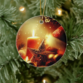 All sak julljus julgransprydnad keramik