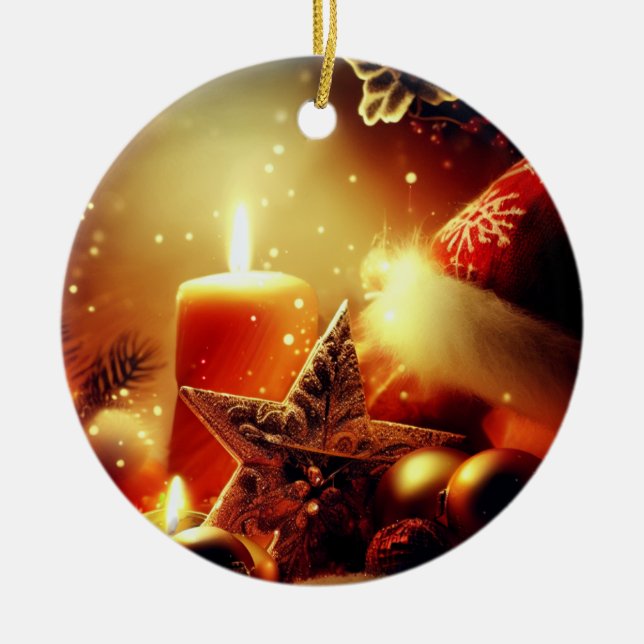 All sak julljus julgransprydnad keramik (Framsidan)