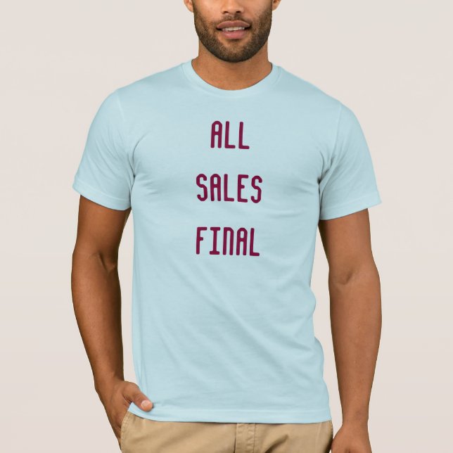All Salefinal T Shirt (Framsida)