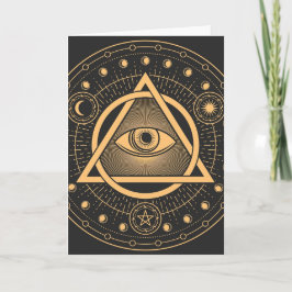 All Seeing Eye Blank Kort