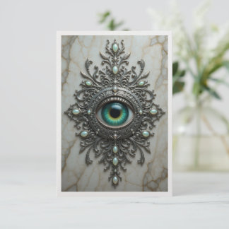 All Seeing Eye Brooch Card Tack Kort