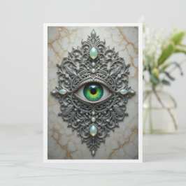All Seeing Eye Brooch Card Tack Kort