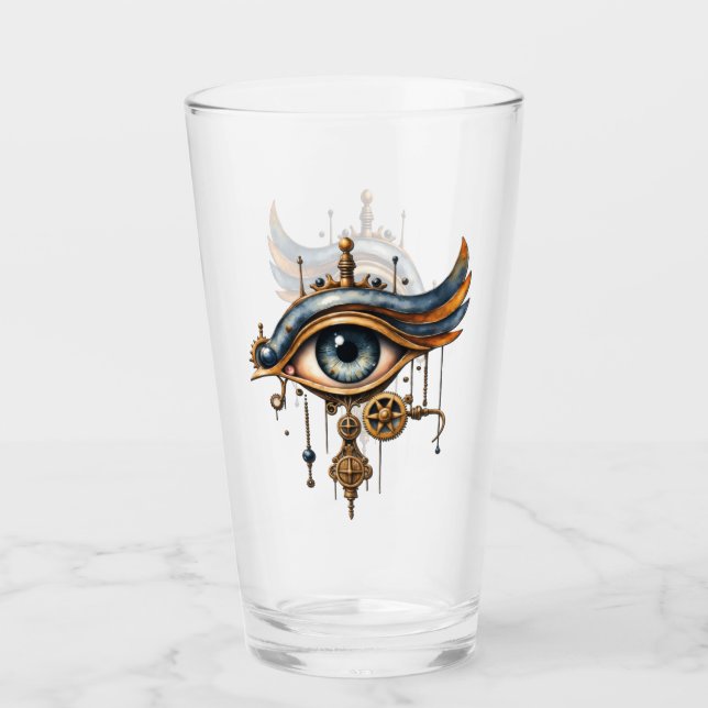 All-Seeing Öga i universum Glaskopp (Framsida)