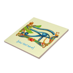 All Seeing Öga of Horus - Lucky Amulet Kakelplatta