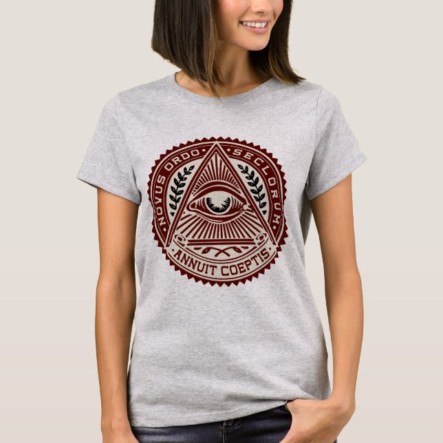 All Seeing Öga T Shirt (Framsida)