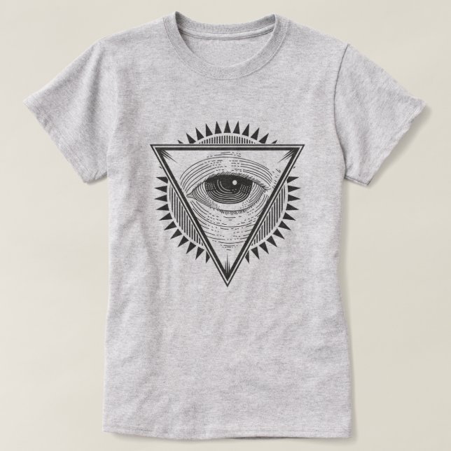All Seeing Öga T Shirt (Design framsida)