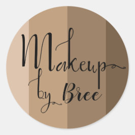 All Shades Foundation Smink Make Up Artist Runt Klistermärke