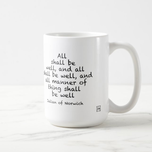 All shall be well mug kaffemugg (Höger)