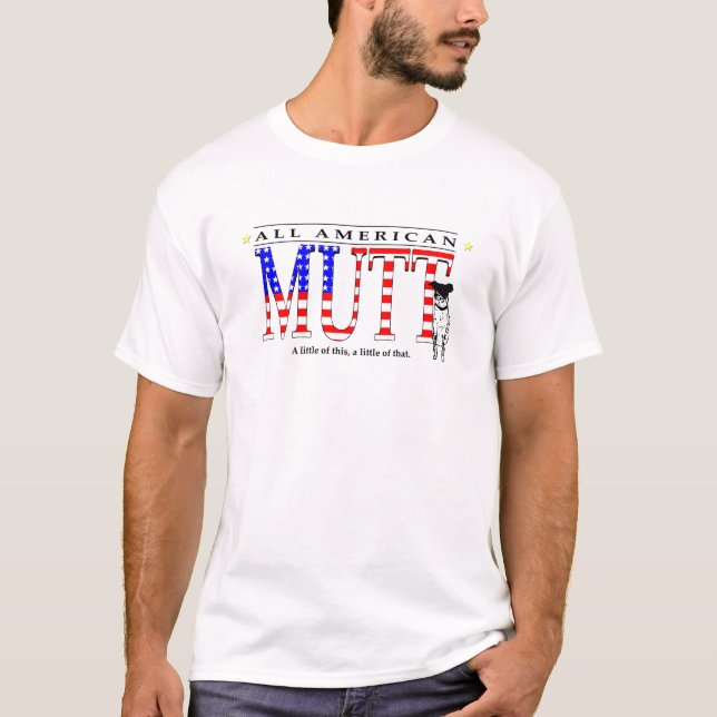 All skjorta för amerikanbyracka T Tee (Framsida)