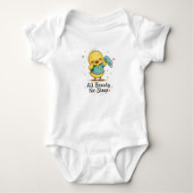 All skönhet ingen sömn Söt anka Baby One Piece