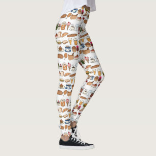 All slags Bra mat Mönster Leggings