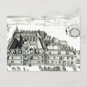 All Souls College, Oxford Universiteten, 1675 Vykort