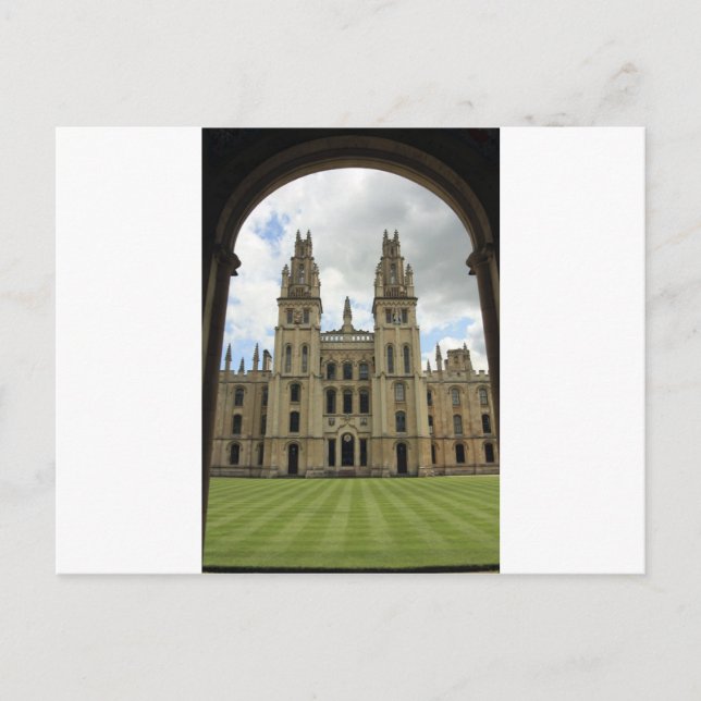 All Souls College, Oxford Vykort (Framsida)