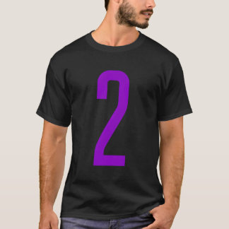 All Sportfantast Favorite Lila nummer #2 Jersey T Shirt