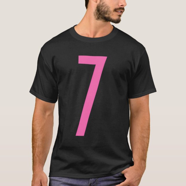 All Sportfantast Favorite Rosa nummer 7 Jersey T Shirt (Framsida)