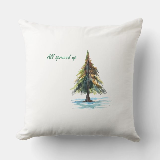 All spruced up kudde (Framsida)