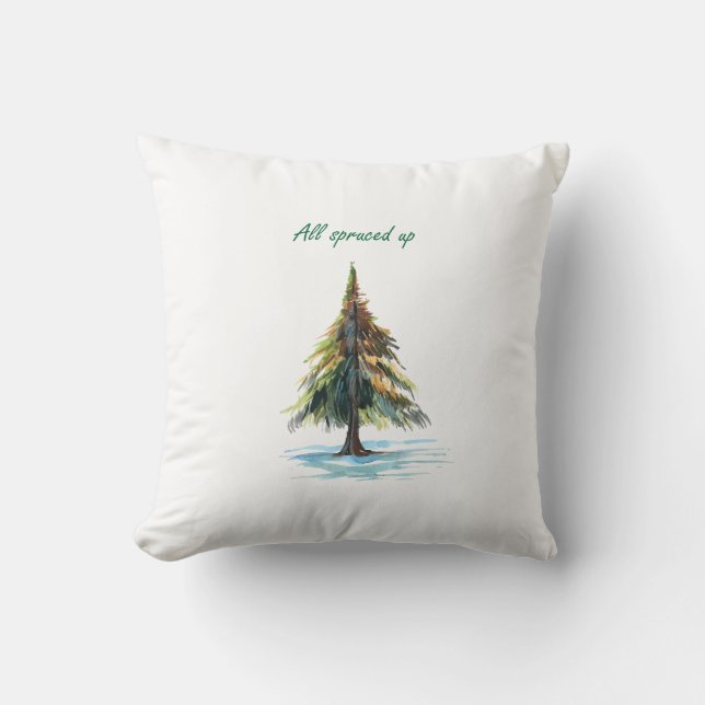 All spruced up kudde (Framsida)