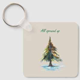 All spruced up nyckelring