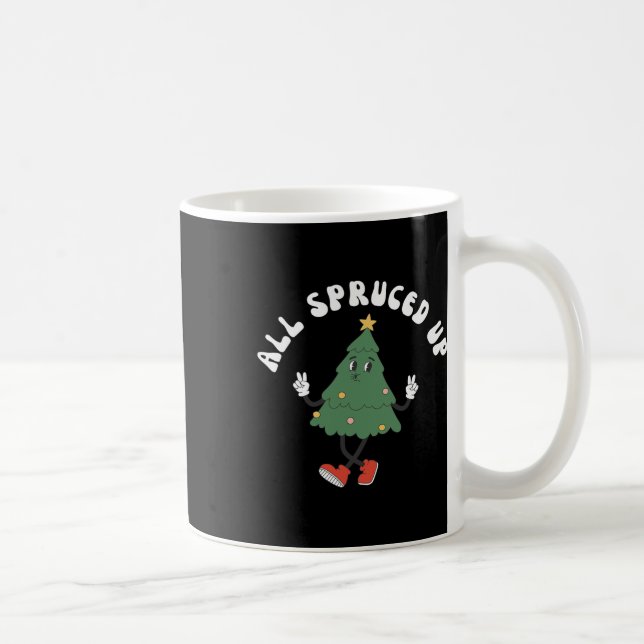 All Sprued Up Bougie Julafton Funny Groovy-jul Kaffemugg (Höger)