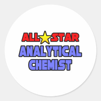 All Star Analytical Chemist Runt Klistermärke