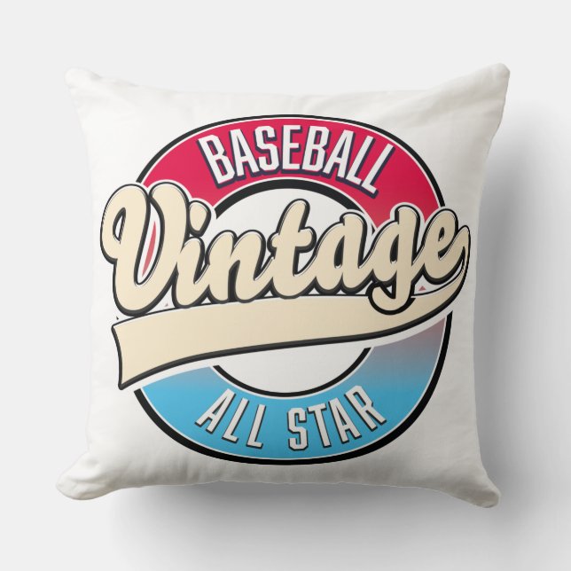 All Star Baseball-logotyp Kudde (Framsida)