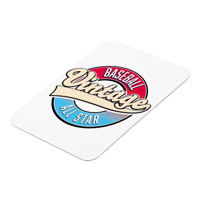 All Star Baseball-logotyp Magnet (Vänstra Sidan)