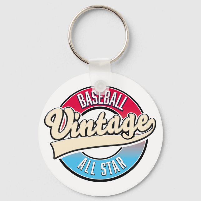 All Star Baseball-logotyp Nyckelring (Framsida)