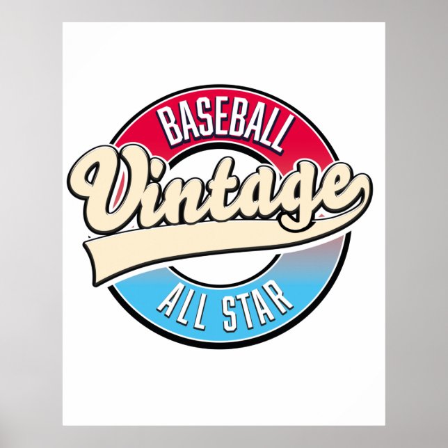 All Star Baseball-logotyp Poster (Framsidan)