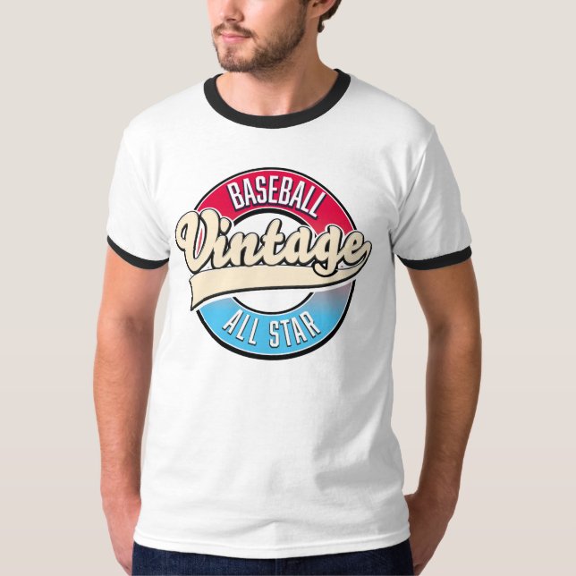 All Star Baseball-logotyp T Shirt (Framsida)
