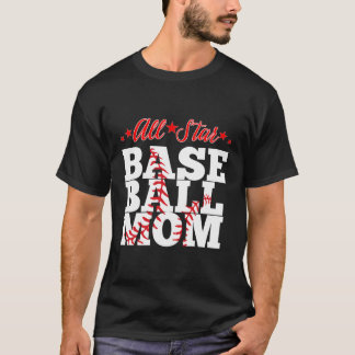 All Star Baseball Mamma T Shirt