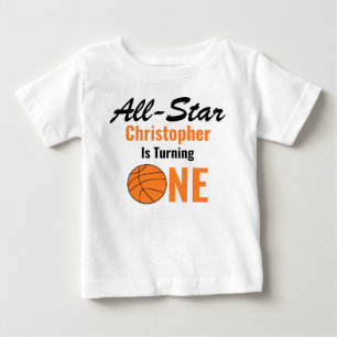 All Star Basketball 1:a födelsedag T Shirt