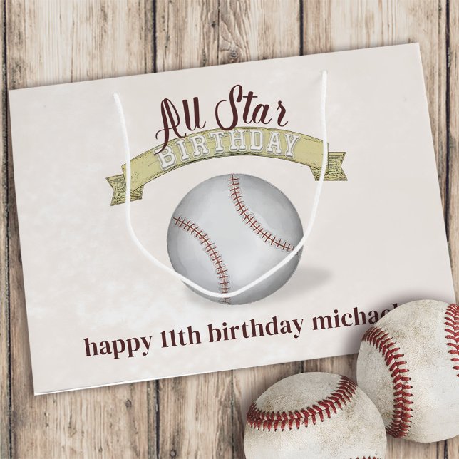 All Star Birthday Baseball-Anpassningsbar (Skapare uppladdad)