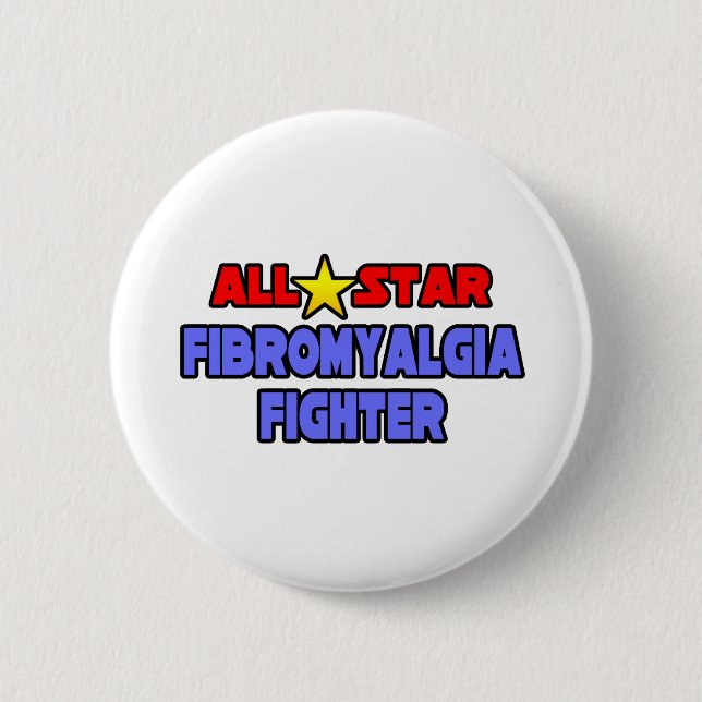 All Star Fibromyalgia Fighter Knapp (Framsida)